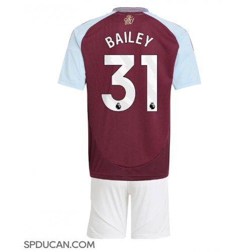 Dječji Nogometni Dres Aston Villa Leon Bailey #31 Domaci 2024-25 Kratak Rukav (+ Kratke hlače)